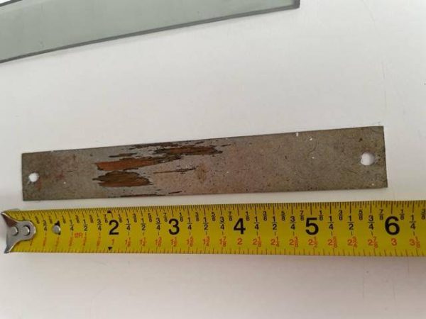 Lake LA4 Water Rudder Position Placard. Used (view 1)