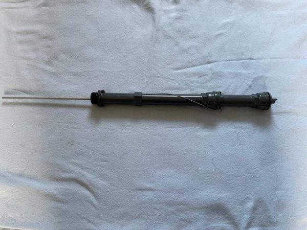 Lycoming O 320- 8 Quart Oil Dip Stick and Tube Assembly With 5" Extension. As Removed - part number 56C23075 (oil tube) (view 1)