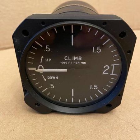 Aeritalia Vertical Speed Indicator.  3 1/8".  Overhauled.