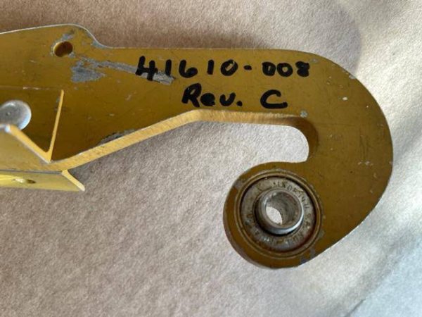 Piper PA-31 Navajo LEFT Nose Gear Hinge Assembly. New Old Stock - part number 41610-008 (Revision C) (view 3)
