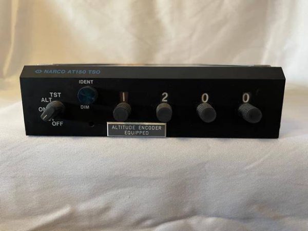 Narco AT150 Transponder with Tray. Used - part number AT150