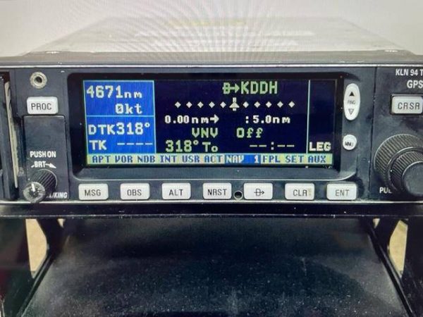 King KLN 94 Color, Moving Map, GPS. Used - part number 069-01034-0101
