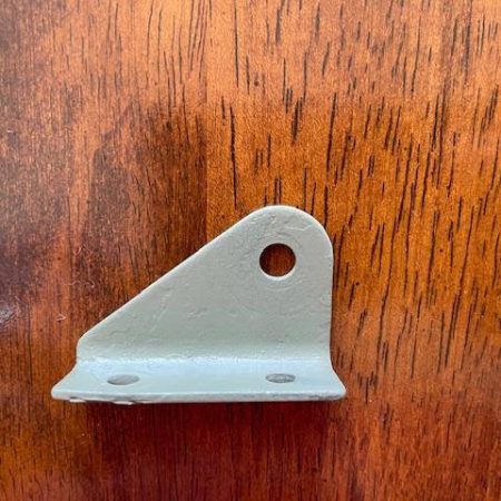 Cessna 182  LEFT INBOARD Safety Belt  Attachment Bracket & Doubler Plate.  Used.