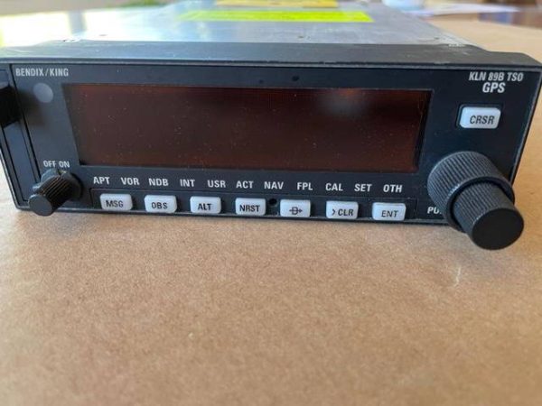 King KLN 89B Moving Map, IFR, GPS. Repaired With Tag. Used - part number KLN (89B)