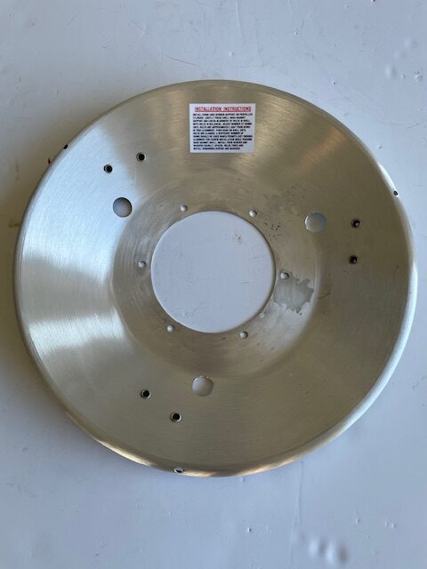 McCauley Beechcraft 3-Blade Spinner Aft Bulkhead. 3-Blade. New Old Stock - part number D5499-1