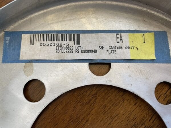 Cessna 170B, & 172 Spinner Aft Bulkhead. New Old Stock - part number 0550162-3 or -5 (view 5)