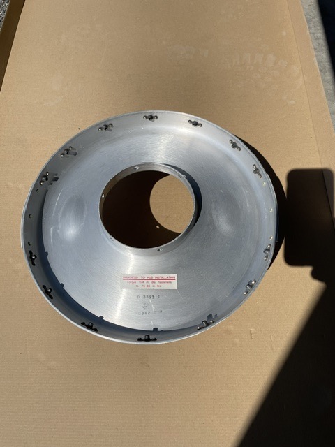Beechcraft Bonanza McCauley 2-Blade Spinner Aft Bulkhead. New Old Stock - part number D3393 (view 5)